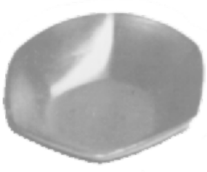 hexagonal shaped bowl