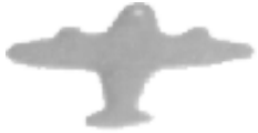 Plane shaped pendant