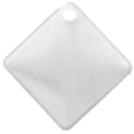 Qudratic shaped pendant with rounded corners